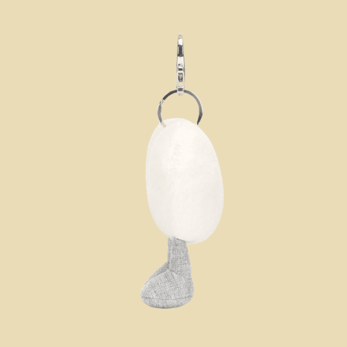 Amuseables Cream Heart Bag Charm