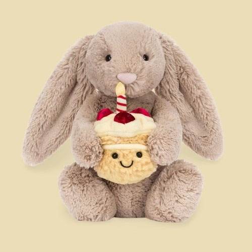 Bashful Beige Bunny 'Birthday'