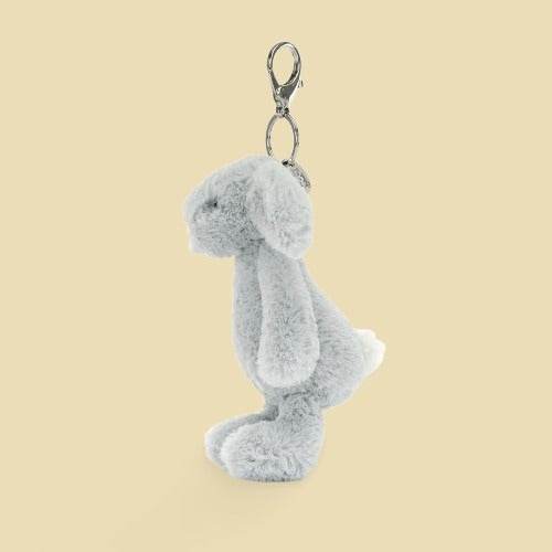 Bashful Silver Bunny Bag Charm