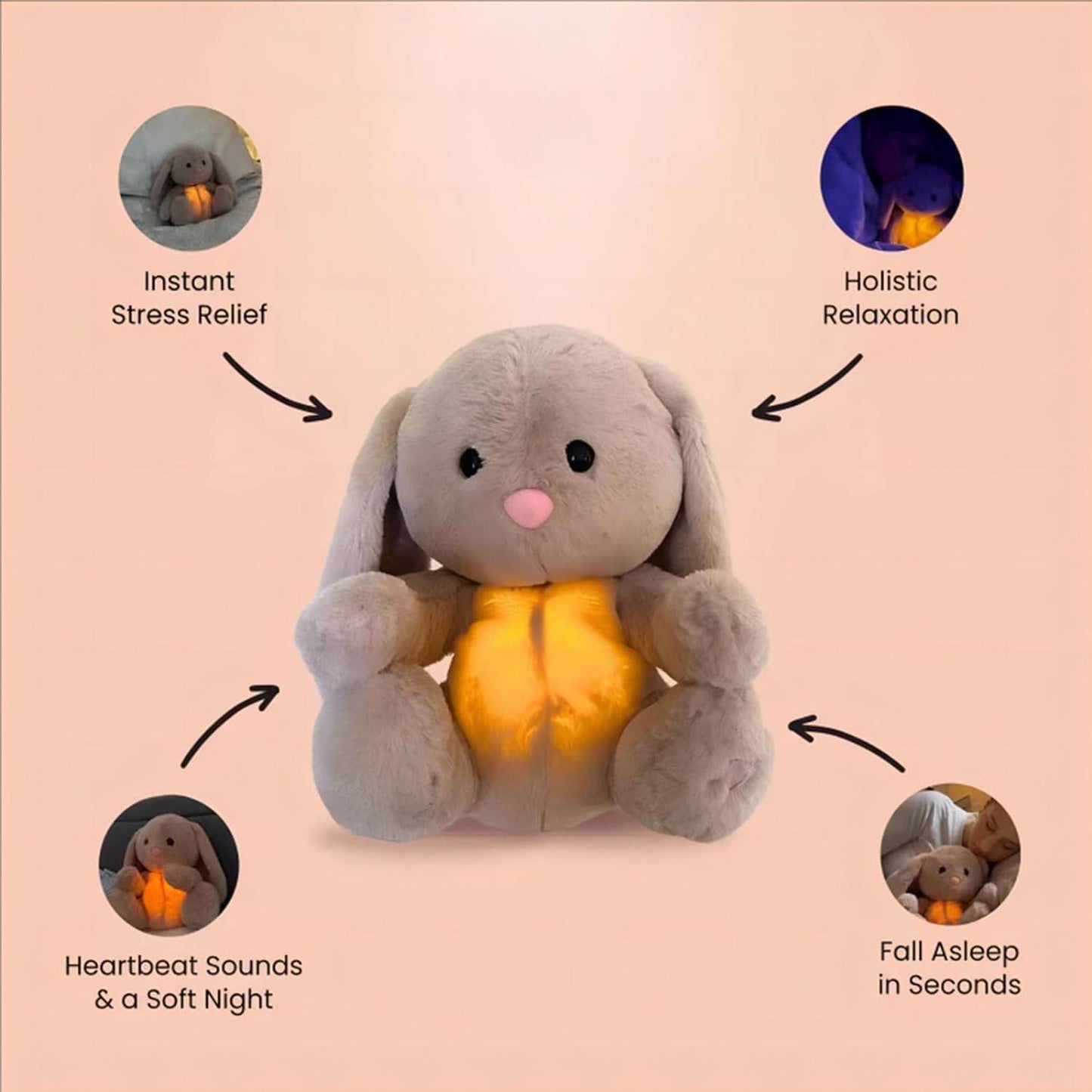 Breathing Bunny Baby Sleep Sound Companion