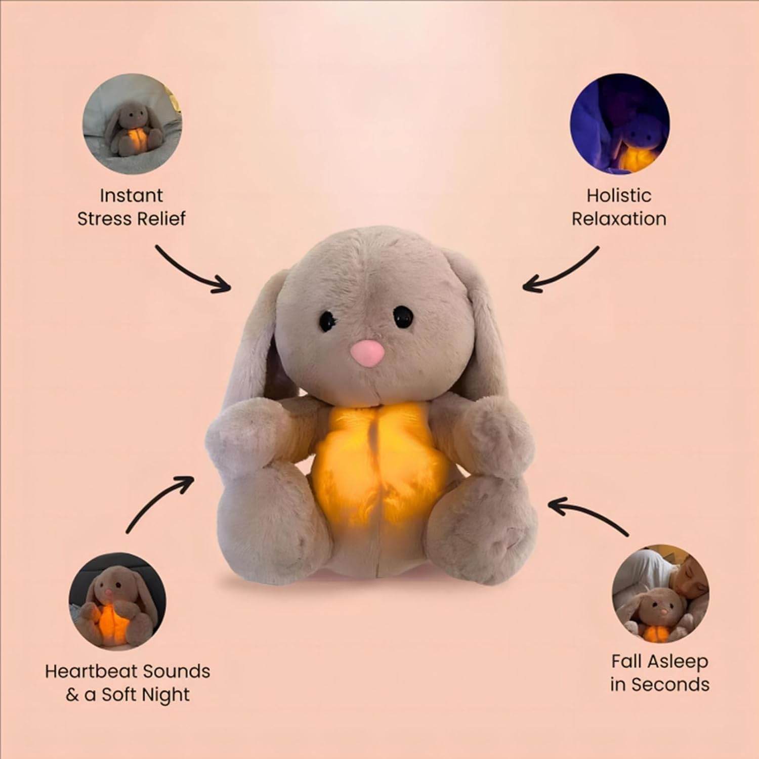 Breathing Bunny Baby Sleep Sound Companion