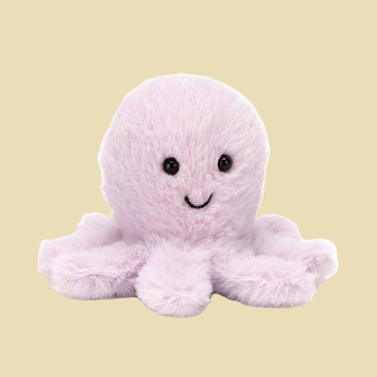 Fluffy Octopus Bag Charm