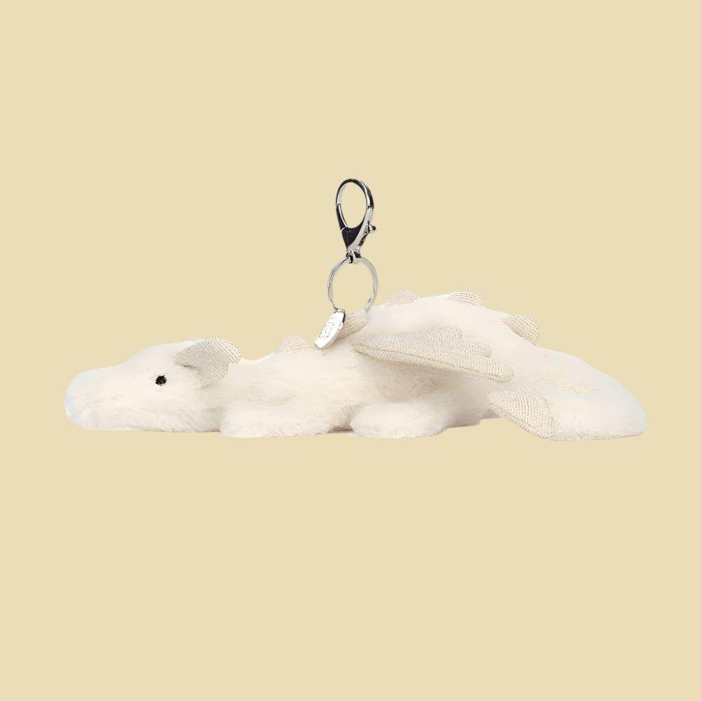 Snow Dragon Bag Charm