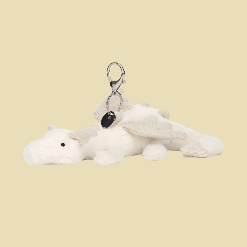 Snow Dragon Bag Charm